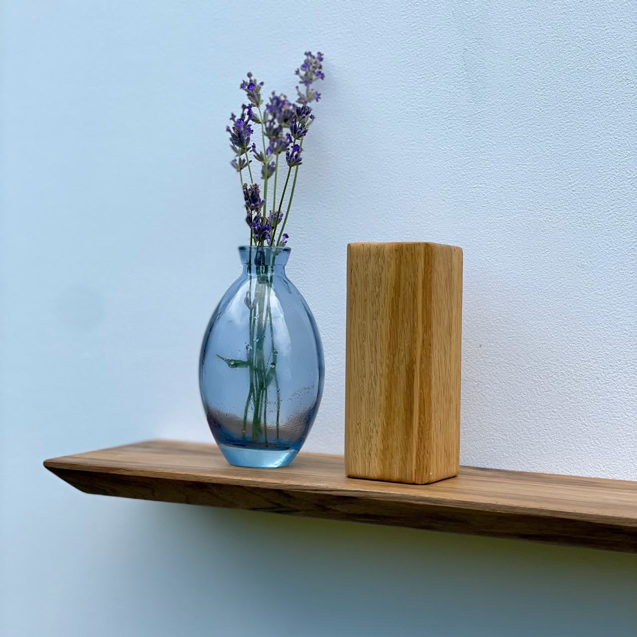 Плаваюча полиця Walnut Simplistic trimmed edge
